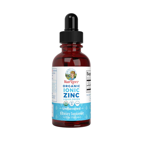 Organic Ionic Zinc Drops (Капли) Unflavored (Без вкуса) -- 4 fl oz (Жидкие унции) MaryRuth's