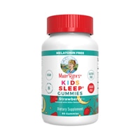 Kids Sleep Gummies (Жевательные конфеты) Melatonin Free Strawberry -- 60 Gummies MaryRuth's