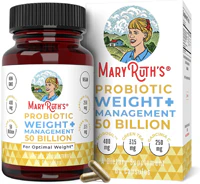 Probiotic Weight Management+ -- 50 billion CFU - 60 Capsules (Капсулы) MaryRuth's