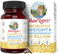 Пробиотик для контроля веса+ — 50 миллиардов КОЕ — 60 капсул MaryRuth's Organics