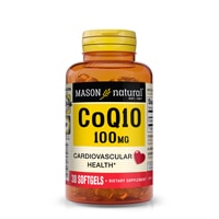 Co Q-10 -- 100 mg - 30 Softgels (Мягкие капсулы) Mason Natural