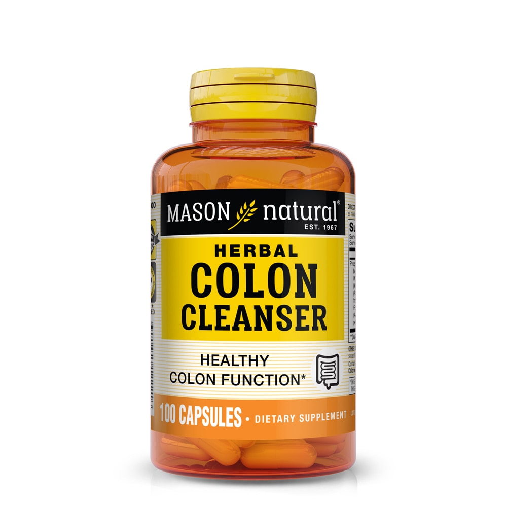 Colon Herbal Cleanser -- 100 Capsules (Капсулы) Mason Natural