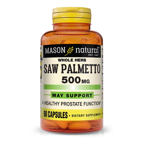 Со пальметто — 500 мг — 90 капсул Mason Natural