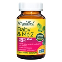 Baby & Me 2 Postnatal Multivitamin for Breastfeeding Moms with Choline -- 60 Tablets (Таблетки) MegaFood