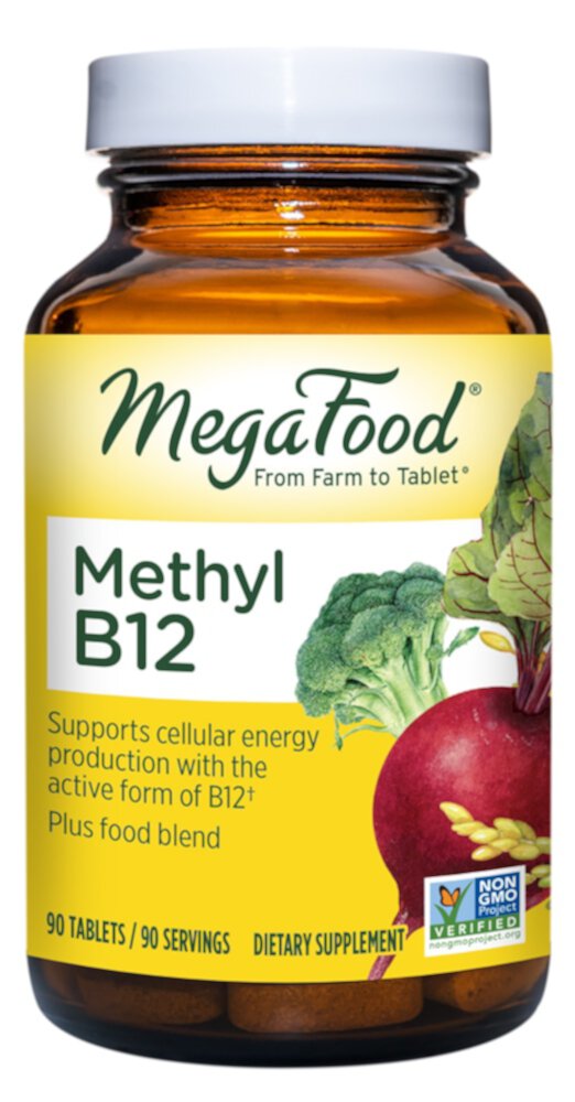 Methyl B12 Vitamins -- 90 Tablets (Таблетки) MegaFood