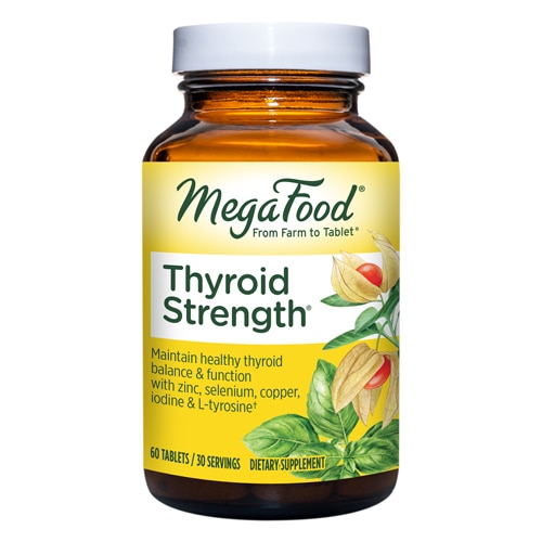 Thyroid Strength — поддержка щитовидной железы для женщин, 60 таблеток MegaFood
