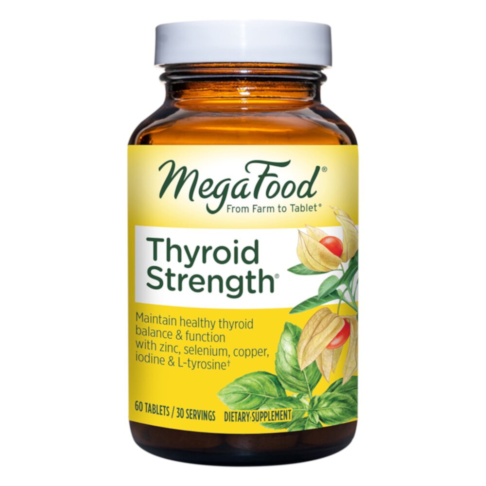 Thyroid Strength - Thyroid Support for Women -- 60 Tablets (Таблетки) MegaFood