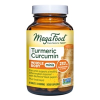 Turmeric Curcumin Minis Whole Body with Black Pepper -- 237 mg Curcuminoids - 60 Tablets (Таблетки) MegaFood