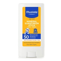 Детские солнцезащитные средства Mustela SPF 50 Минеральный Стик -- 0.6 oz Mustela