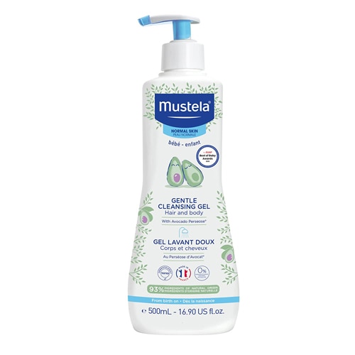 Шампунь для детей Mustela Baby-Infant Gentle Cleansing Gel Hair and Body Normal Skin -- 16.9 fl oz Mustela