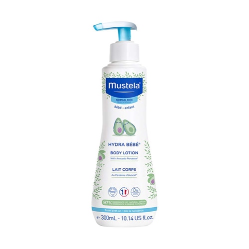 Лосьон для тела Hydra Bebe для младенцев, 300 мл, 97% натуральных компонентов Mustela