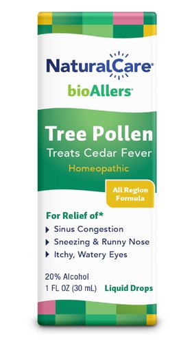 Пыльца деревьев bioAllers — 1 жидкая унция Natural Care