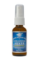 Colloidal Silver Herbal Tincture Spray (Спрей)- Throat Spray -- 150 PHU - 1 fl oz (Жидкие унции) Natural Path Silver Wings