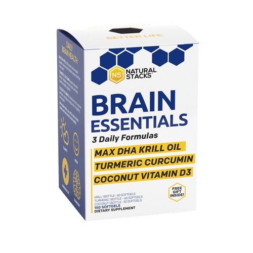 Пакеты Brain Essentials — 150 мягких таблеток Natural Stacks