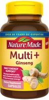 Multi + Ginseng Multivitamin for Women & Men -- 60 Capsules (Капсулы) Nature Made