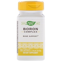 Boron Complex - Bone Support -- 3 mg Per Serving (Порция) - 100 Capsules (Капсулы) Nature's Way