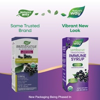 Sambucus Organic Elderberry Syrup - Traditional Immune Support -- 4 fl oz (Жидкие унции) Nature's Way