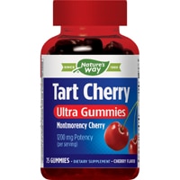 Tart Cherry - Montmorency Cherry -- 1,200 mg Potency - 75 Gummies (Жевательные конфеты) Nature's Way