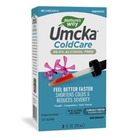 Umcka ColdCare 99.9% Alcohol Free Drops (Капли) - Non-Drowsy -- 2 fl oz (Жидкие унции) Nature's Way