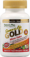 Source of Life Gold Multi-Vitamin Supplement -- 180 Mini Tablets (Таблетки) NaturesPlus