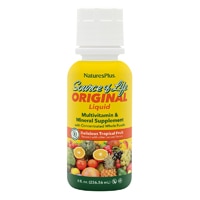 Source of Life Original Multi-Vitamin & Mineral Liquid (Жидкость) Tropical Fruit -- 8 fl oz (Жидкие унции) NaturesPlus