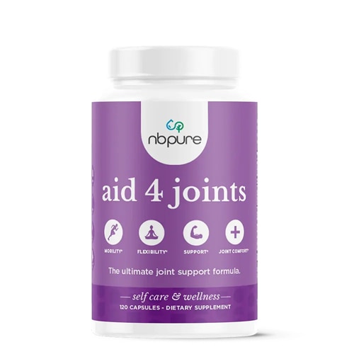 Aid 4 Joints - Комплекс для поддержания здоровья суставов, повышения подвижности и гибкости, 120 капсул NBPure