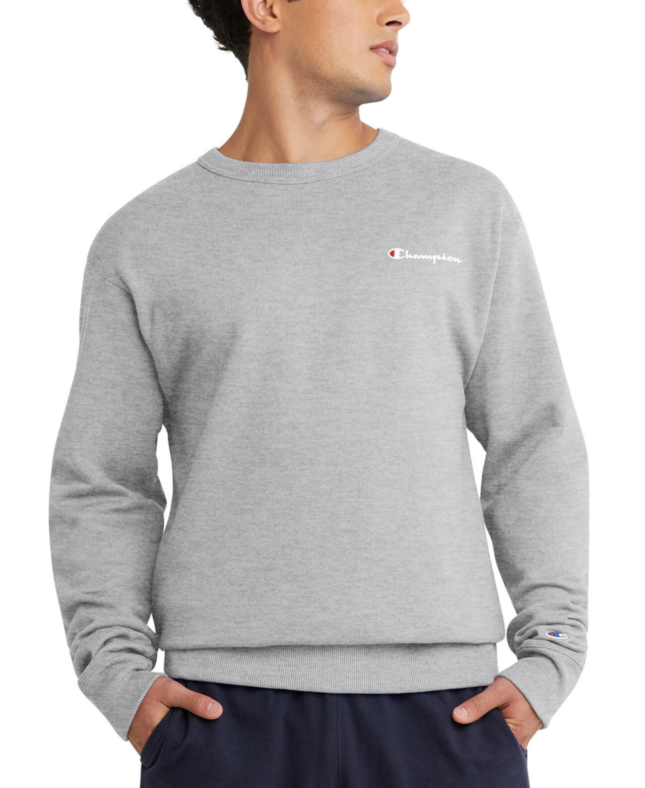 Мужская Толстовка Champion Powerblend Crewneck Logo Champion