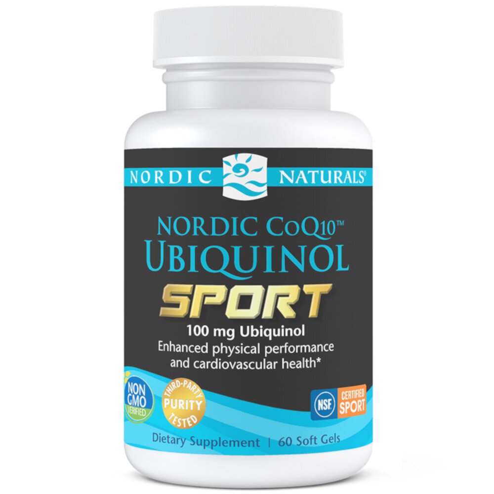 CoQ10 Ubiquinol Sport - 100 мг - 60 капсул - Nordic Naturals Nordic Naturals