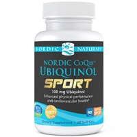 CoQ10 Ubiquinol Sport - 100 мг - 60 капсул - Nordic Naturals Nordic Naturals