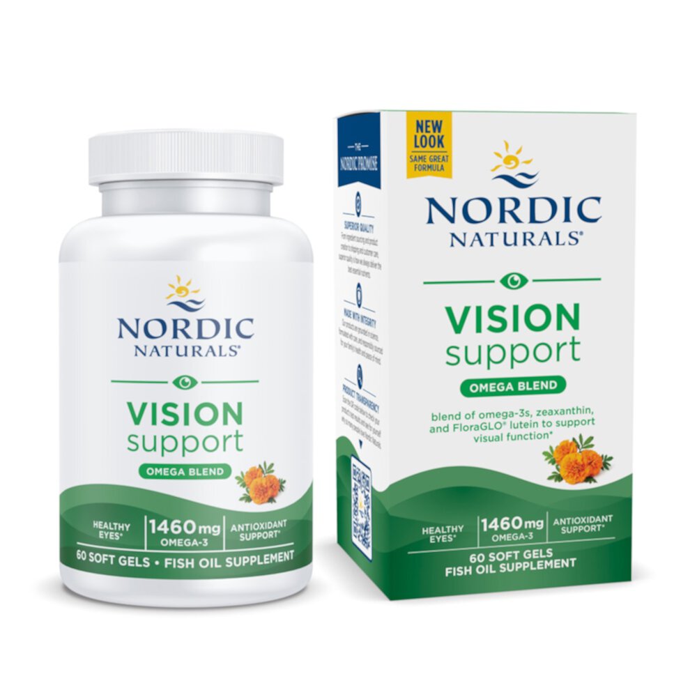 Vision Support Omega Blend -- 730 mg - 60 Softgels (Мягкие капсулы) Nordic Naturals