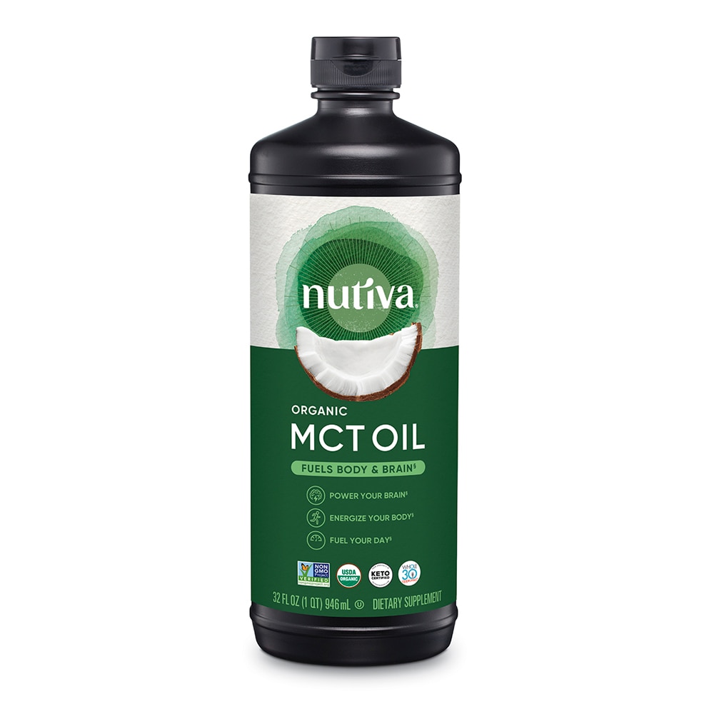 Органическое масло MCT — 32 жидких унции Nutiva