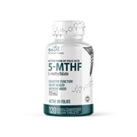 5-MTHF L-метилфолат, 15 мг, 120 веганских таблеток Nutri