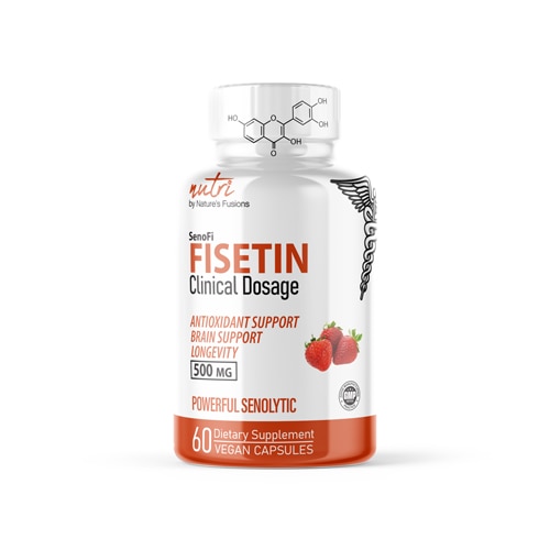 SenoFi - Фисетин - 500 мг - 60 Веганских Капсул - Nutri Nutri