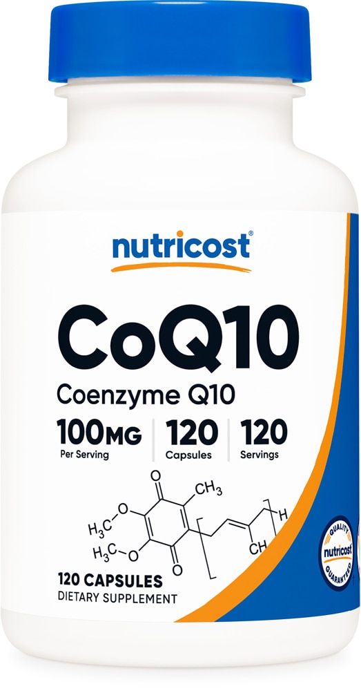 CoQ10 - 100 мг - 120 капсул - Nutricost Nutricost