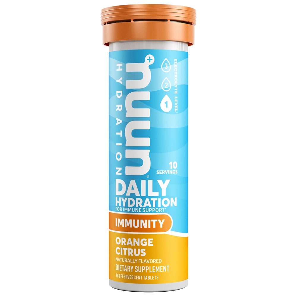 Immunity Hydration Single Tube Orange Citrus -- 10 Tablets (Таблетки) NUUN