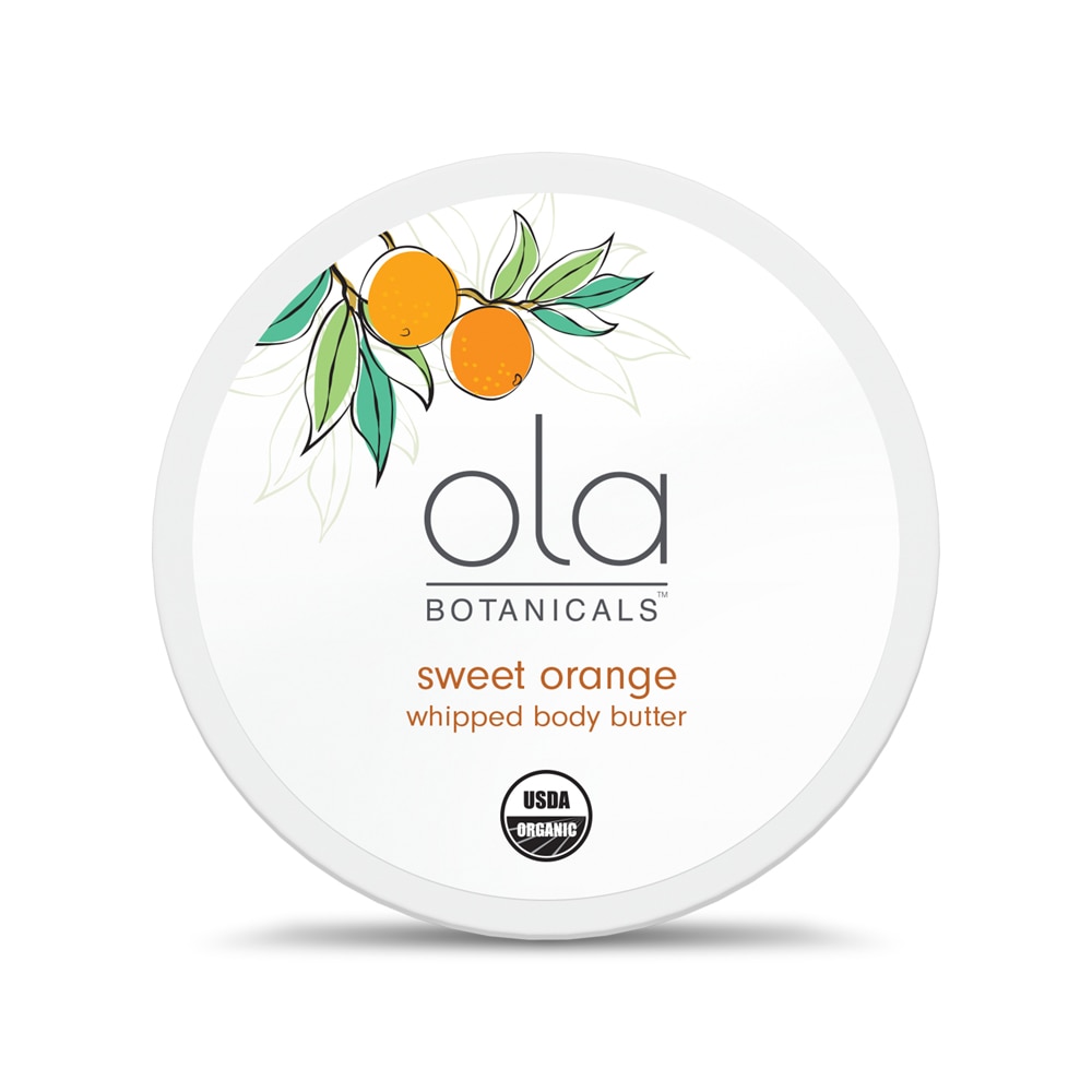 Органическое взбитое масло для тела «Сладкий апельсин» — 4 унции Ola Botanicals