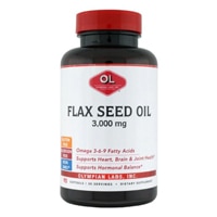 Flax Seed Oil -- 3000 mg - 90 Softgels (Мягкие капсулы) Olympian Labs