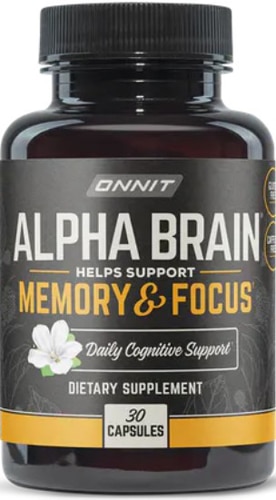 Alpha Brain -- 30 Capsules (Капсулы) Onnit