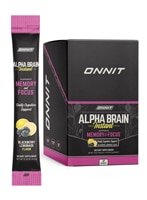 Alpha Brain растворимый ежевичный лимонад, 30 пакетов Onnit