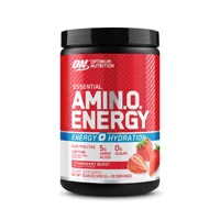 Essential Amin.o. Energy, Энергия + Гидратация, Вкус клубники - 30 порций - Optimum Nutrition Optimum Nutrition