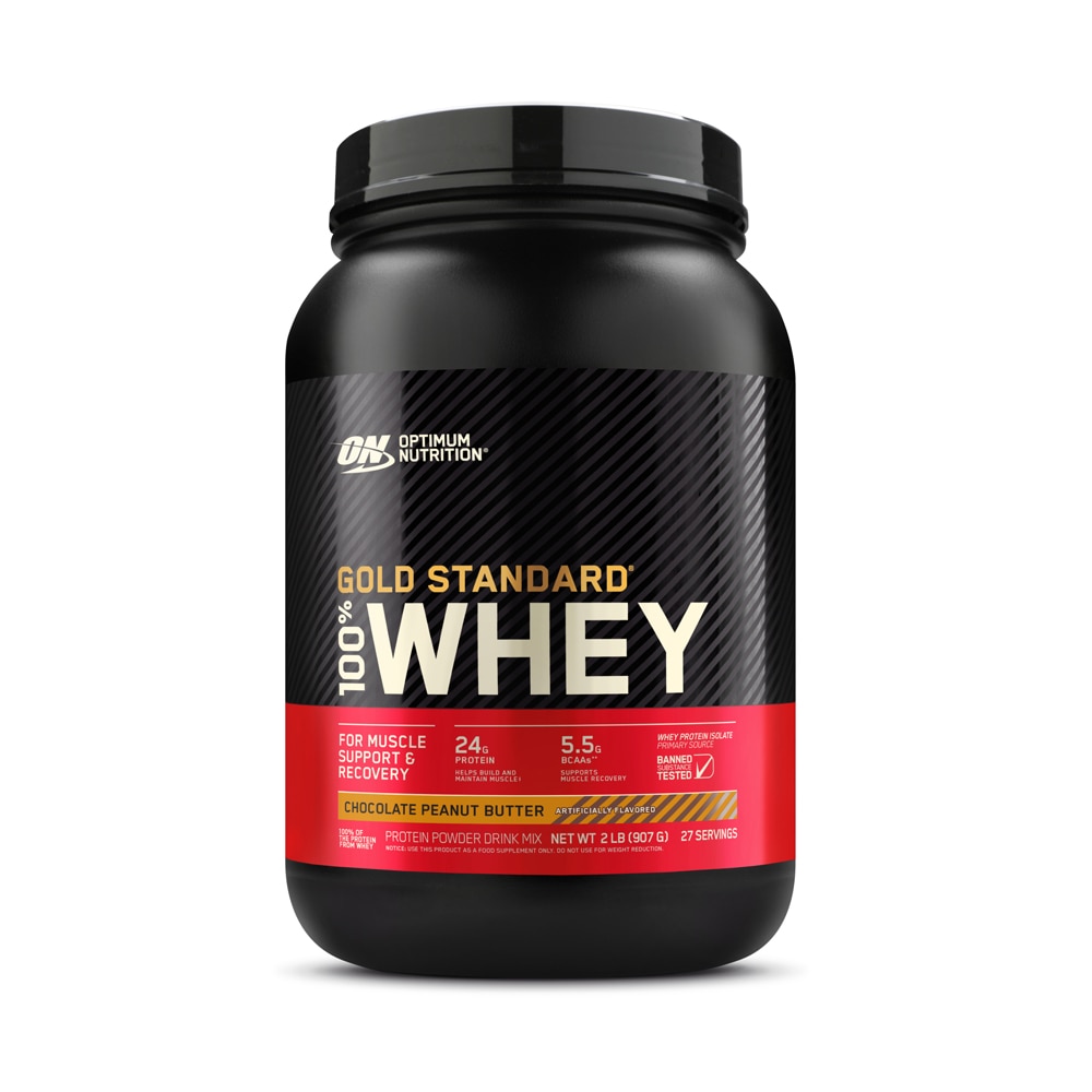 Gold Standard 100% Whey Protein Powder Поддержка Мускулатуры и Восстановление Шоколад Арахисовое Масло - 27 порций - Optimum Nutrition Optimum Nutrition