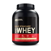 Gold Standard 100% Whey Protein Powder (Порошок) For Muscle Support and Recovery Vanilla Ice Cream (Крем) -- 58 Servings (Порции) Optimum Nutrition