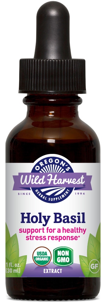 Holy Basil -- 1 fl oz (Жидкие унции) Oregon's Wild Harvest