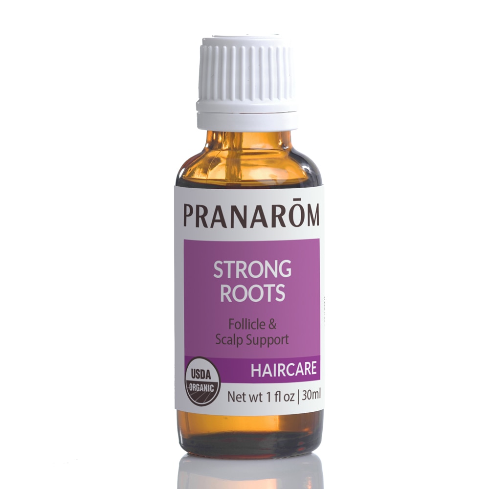Смесь эфирных масел для поддержки фолликулов и кожи головы Strong Roots — 1 жидкая унция Pranarom