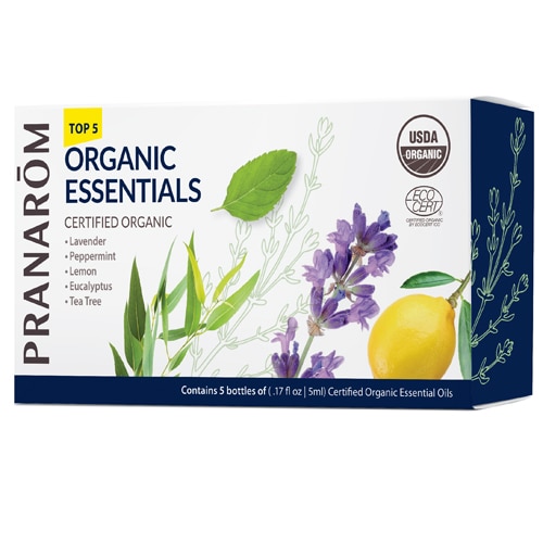Подарочный набор из 5 лучших органических эфирных масел — 1 комплект Pranarom