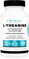 L-Theanine -- 200 mg - 120 Capsules (Капсулы) Primal