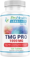 Таблетки Longevity TMG Pro, 1000 мг, 120 таблеток ProHealth