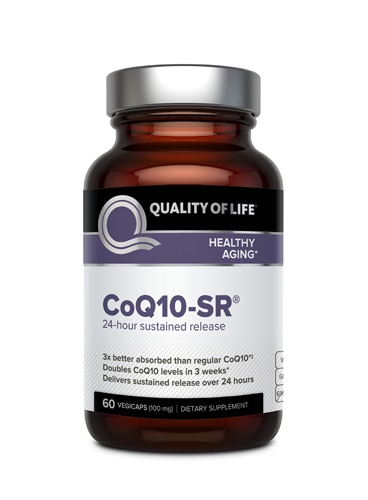 CoQ10-SR -- 60 VegiCaps Quality of Life