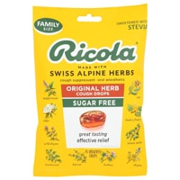 Original Herb Cough Drops (Капли) Sugar Free -- 45 Drops Ricola