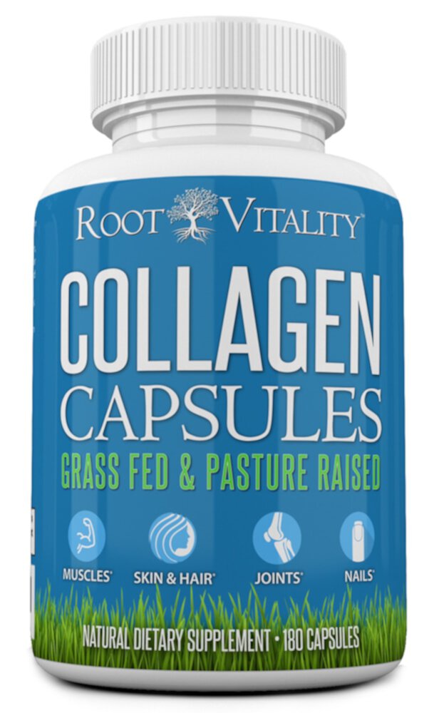 Коллаген в капсулах - 180 капсул - Root Vitality Root Vitality